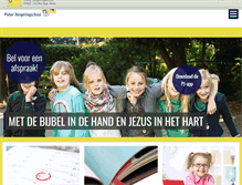 Tablet Screenshot of pjschool.nl